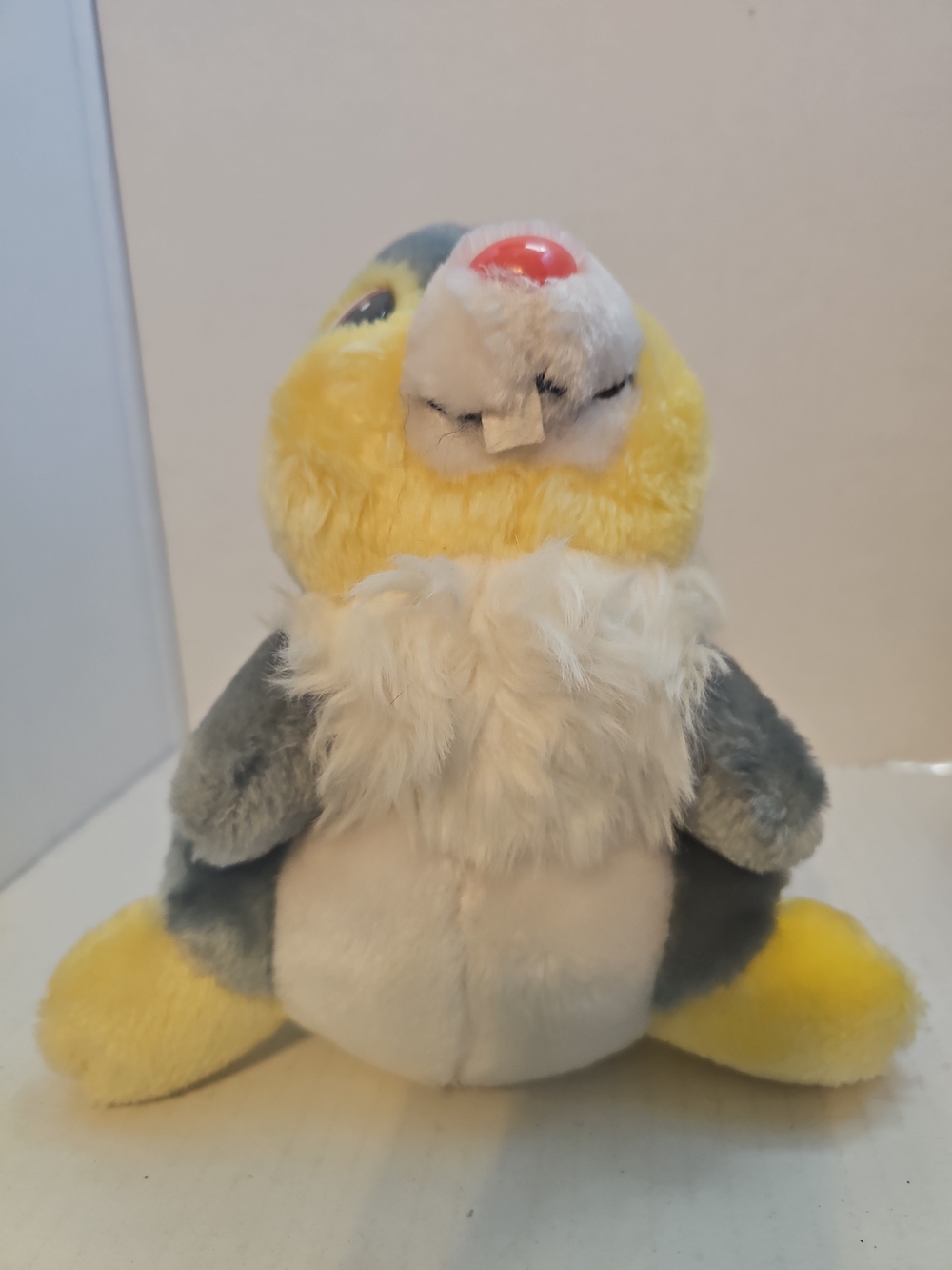 Disney Yellow & Gray Plush Bird Stuffed Animal